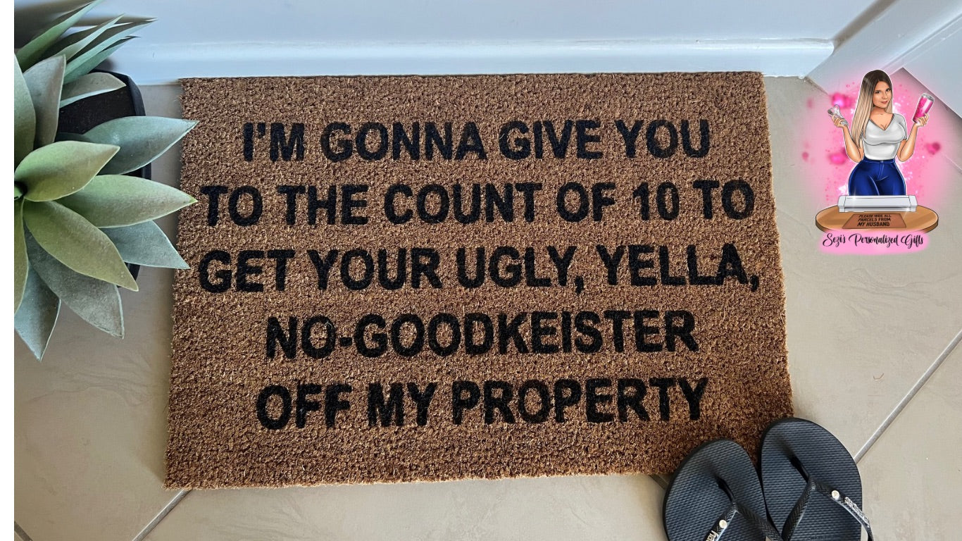 Home alone doormat