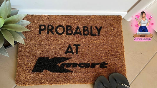 Probably at Kmart doormat