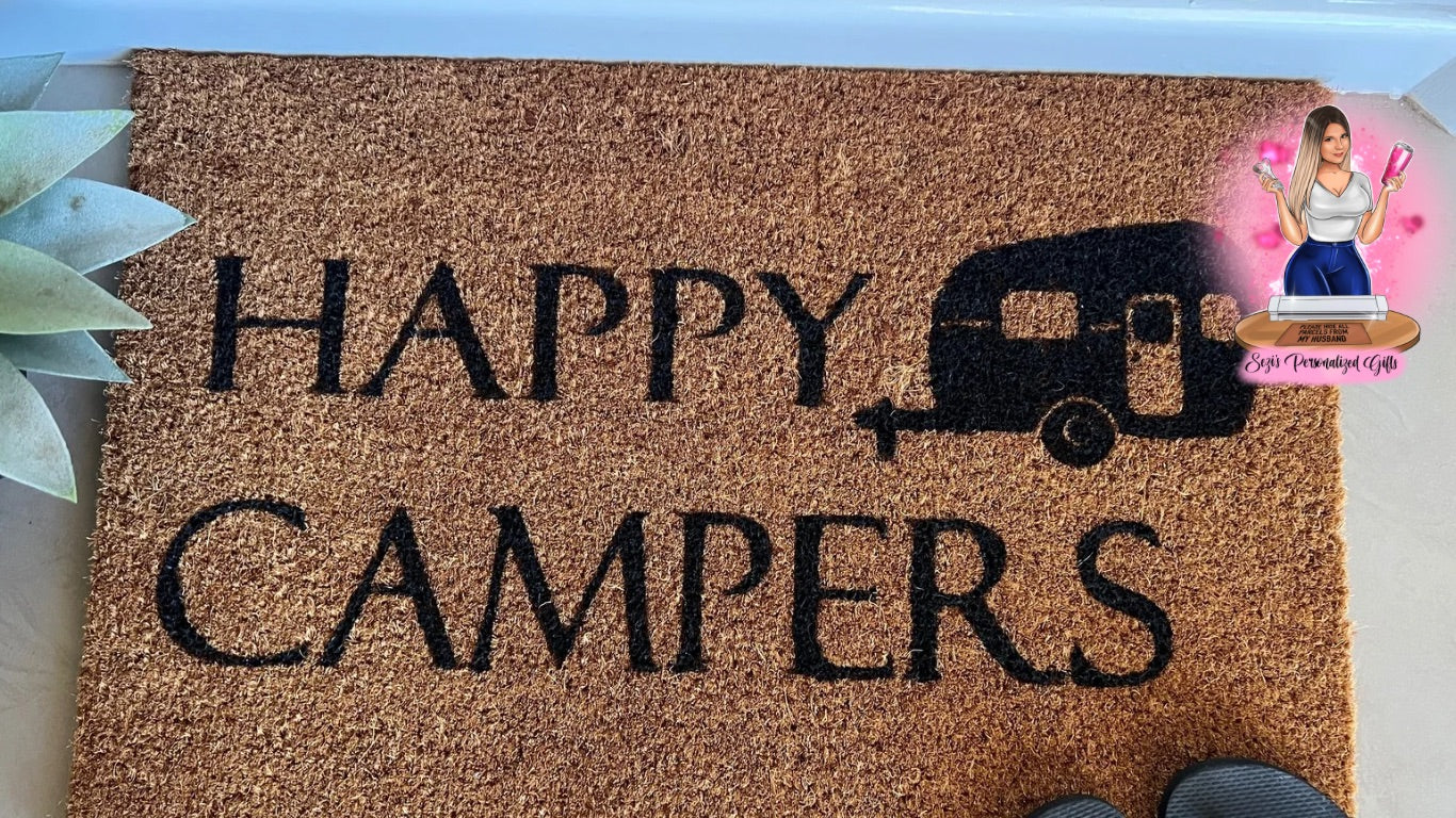 Happy Campers doormat