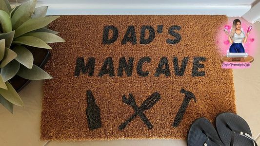 Dad's Mancave doormat