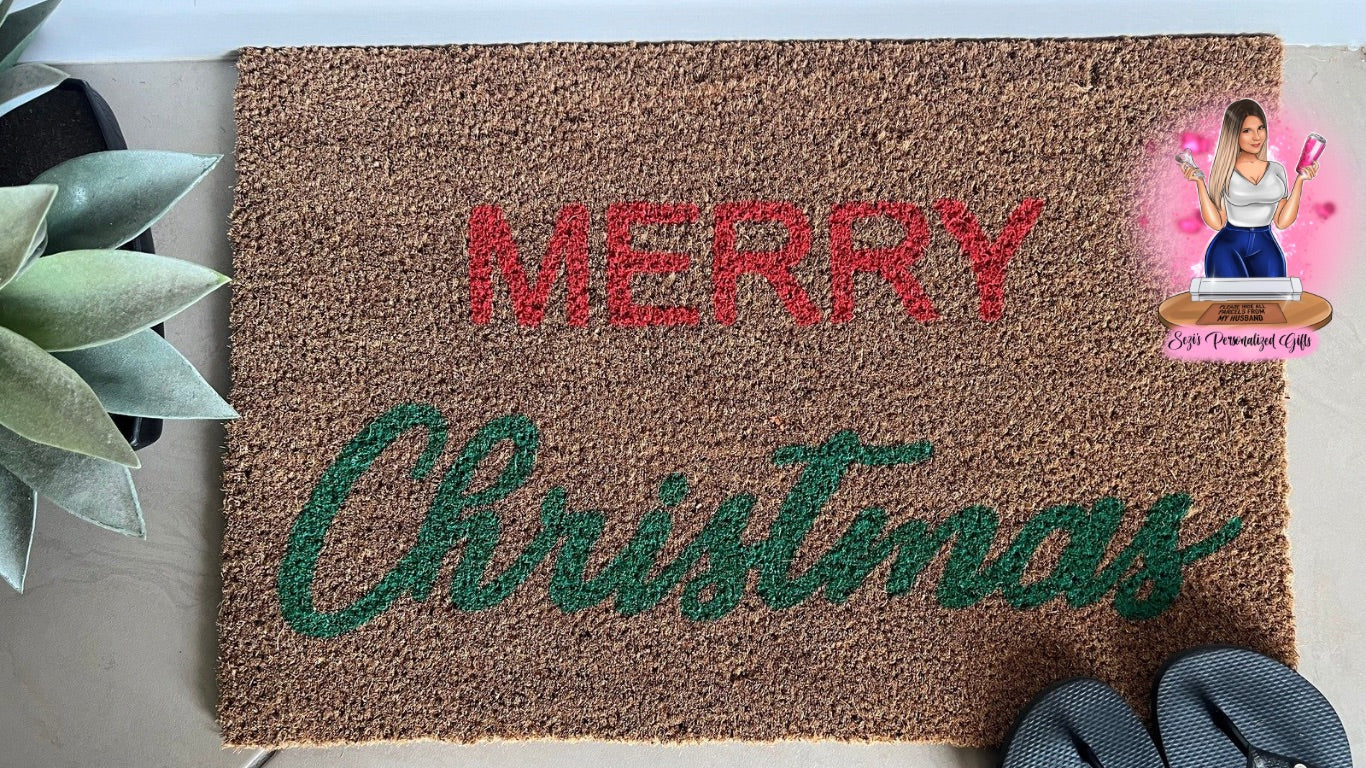 Merry Christmas doormat